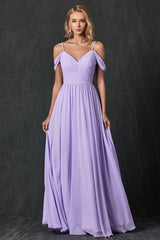 Ethereal Flutter Sleeve Bridesmaid Dress: Graceful Elegance for Formal Occasions
