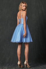 Divine Rose Floral Applique Babydoll Dress: A Feminine Masterpiece for Every Occasion