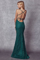 Lace Embroidered Evening Dress: Enchanting Allure for Special Occasions