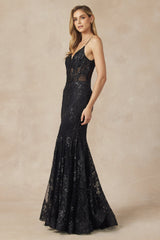 Enchanting Couture: Shimmering Sequins Mermaid Evening Gown for Unforgettable Occasions