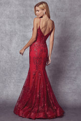 **Enchanted Dreams: Shimmering Sequin Mermaid Gown for Unforgettable Occasions**