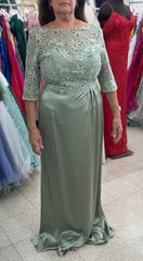 May Queen MQ1969 Embroidered Gown