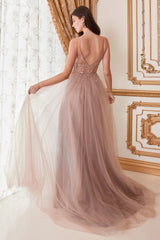 **Embrace Enchantment: Exquisite Illusion Bodice Gown for Unforgettable Occasions**