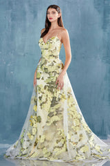 Enchanting Floral Print Dress: Graceful Silhouette for Everyday Charm
