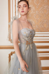 Everlasting Elegance: Shimmering Lace and Corset Gown for Unforgettable Occasions