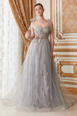 Everlasting Elegance: Shimmering Lace and Corset Gown for Unforgettable Occasions