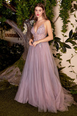 Enchanting Elegance: Shimmering Gown with Daring Slit for Formal Occasions