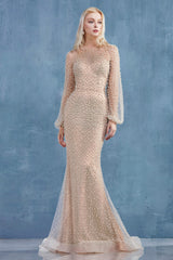 **Allure's Enchanting Trumpet Gown: Elevate Your Allure for Unforgettable Occasions**