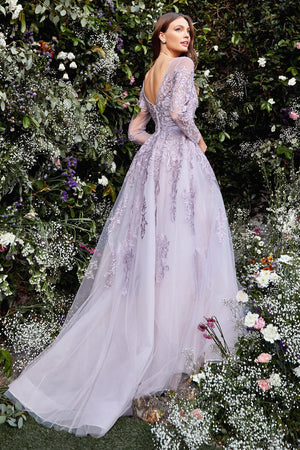 Enchanting Elegance: Embroidered Floral Gown for Unforgettable Occasions