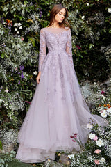 Enchanting Elegance: Embroidered Floral Gown for Unforgettable Occasions