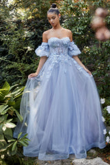 **Allure Bridals' Enchanting Embroidered Ball Gown: A Symphony of Elegance**