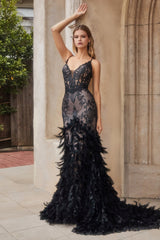 Enchanting Couture: Embroidered Mermaid Dress for Unforgettable Moments