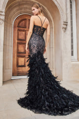Enchanting Couture: Embroidered Mermaid Dress for Unforgettable Moments