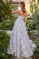 Enchanting Elegance: Floral Rhapsody Organza Dress for Unforgettable Occasions