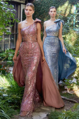 **Gemens Beaded Appliqué Evening Gown: Shimmering Elegance for Unforgettable Moments**