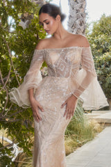 **Enchanting Evenings: Shimmering Sequined Evening Gown for Unforgettable Occasions**