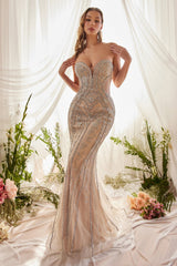 Allure Bridal's Enchanting Mermaid Gown: Radiance and Grace for Every Occasion