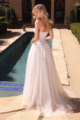 Cinderella Divine's Corset-Style Bridal Gown: Radiance and Allure for Your Special Day
