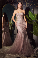 **Cinderella Divine's Shimmering Mermaid Gown: A Symphony of Elegance for Your Special Day**