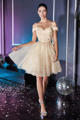 Cinderella Divine CD0132: Enchanting Cocktail Dress for Unforgettable Occasions