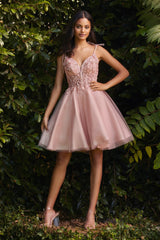 Enchanting Elegance: Cinderella Divine's CD0188 Cocktail Dress