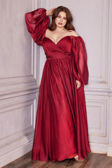 Enchanting Gossamer Elegance: Cinderella Divine's Captivating Gown for Special Occasions