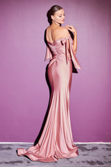 **Cinderella Divine's Enchanting Formal Gown: Captivating Curves, Daring Slit**