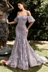 Cinderella Divine CD959: Enchanting Off-the-Shoulder Gown for Unforgettable Moments