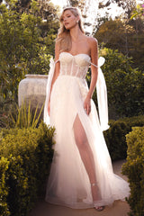 Enchanting Elegance: Cinderella Divine's CD964W for Unforgettable Occasions