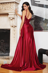 Cinderella Divine CDS418: Shimmering Embroidery and Alluring Open Back for Unforgettable Nights