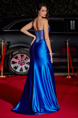**Cinderella Divine: Shimmering Crystal Beaded Gown for Ethereal Beauty**