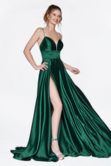 Cinderella Divine's Enchanting Satin Gown: Unveil Unforgettable Elegance
