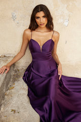 Unleash Your Inner Princess with Cinderella Divine's Enchanting CJ523 Satin Gown