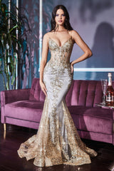 Enchanting Glamour: Cinderella Divine J810 Evening Gown for Unforgettable Occasions