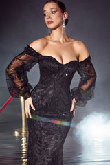 Enchanted Allure: Cinderella Divine's J816 Gown for Unforgettable Occasions