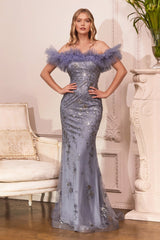 Indulge in Ethereal Elegance: Cinderella Divine's Captivating Mermaid Gown