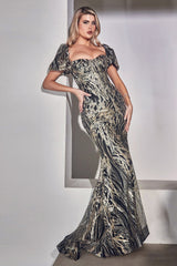 **Cinderella Divine J833: Enchanting Mermaid Gown for a Shimmering Soiree**