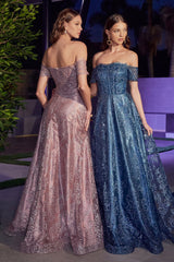 **Cinderella Divine J835: Enchanting Glitter Gown for Unforgettable Moments**