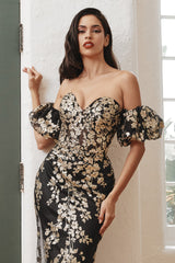 Enchanting Feminine Grace: Cinderella Divine J844 Gown