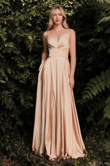 Cinderella Divine 7472: Enchanting Satin Gown for Memorable Occasions