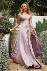 Cinderella Divine: Embrace Feminine Allure in Our Enchanting Wrap Gown