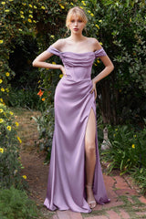 **Shneu's Captivating Satin Gown: Elegance and Allure for Special Occasions**