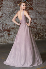 Shimmering Ombre Metallic Glitter Gown: Captivating Elegance for Unforgettable Occasions by Shneu