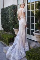 Cinderella Divine's Enchanting Illusion Gown: Captivating Elegance for Your Special Day