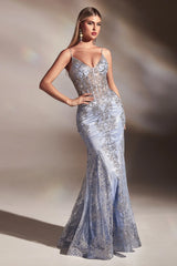 Cinderella Divine J810: Shimmering Sequins and Sheer Allure for Unforgettable Occasions