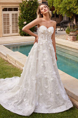 Enchanting Cinderella Divine CD860W: A Vision of Grace for Your Special Day