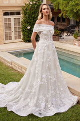 Enchanting Cinderella Divine CD860W: A Vision of Grace for Your Special Day