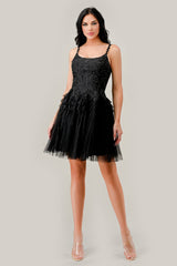 Enchanting Pleated Short Dress for Unforgettable Occasions by Cinderella Divine