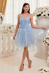 Enchanting Pleated Short Dress for Unforgettable Occasions by Cinderella Divine