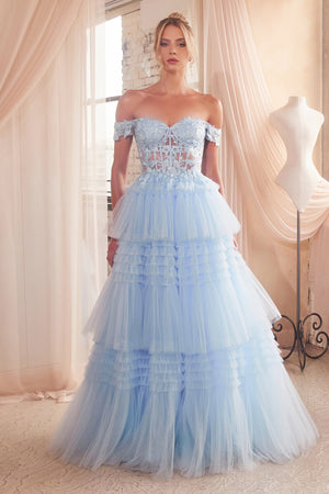 Cinderella Divine's Enchanting Off-the-Shoulder Ball Gown: A Fairytale Come True